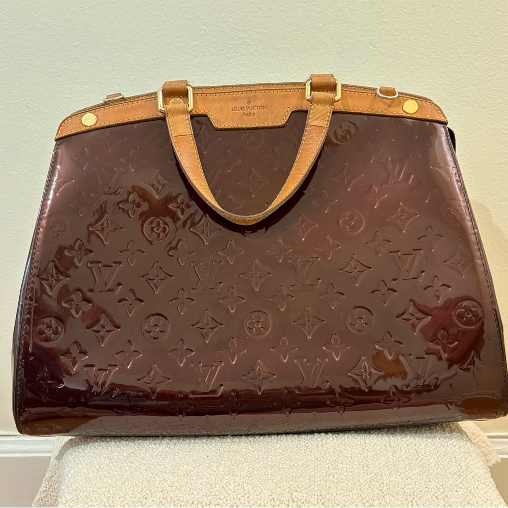 🛑SOLD🛑 Louis Vuitton Monogram Vernis GM Tote Bag Amarante